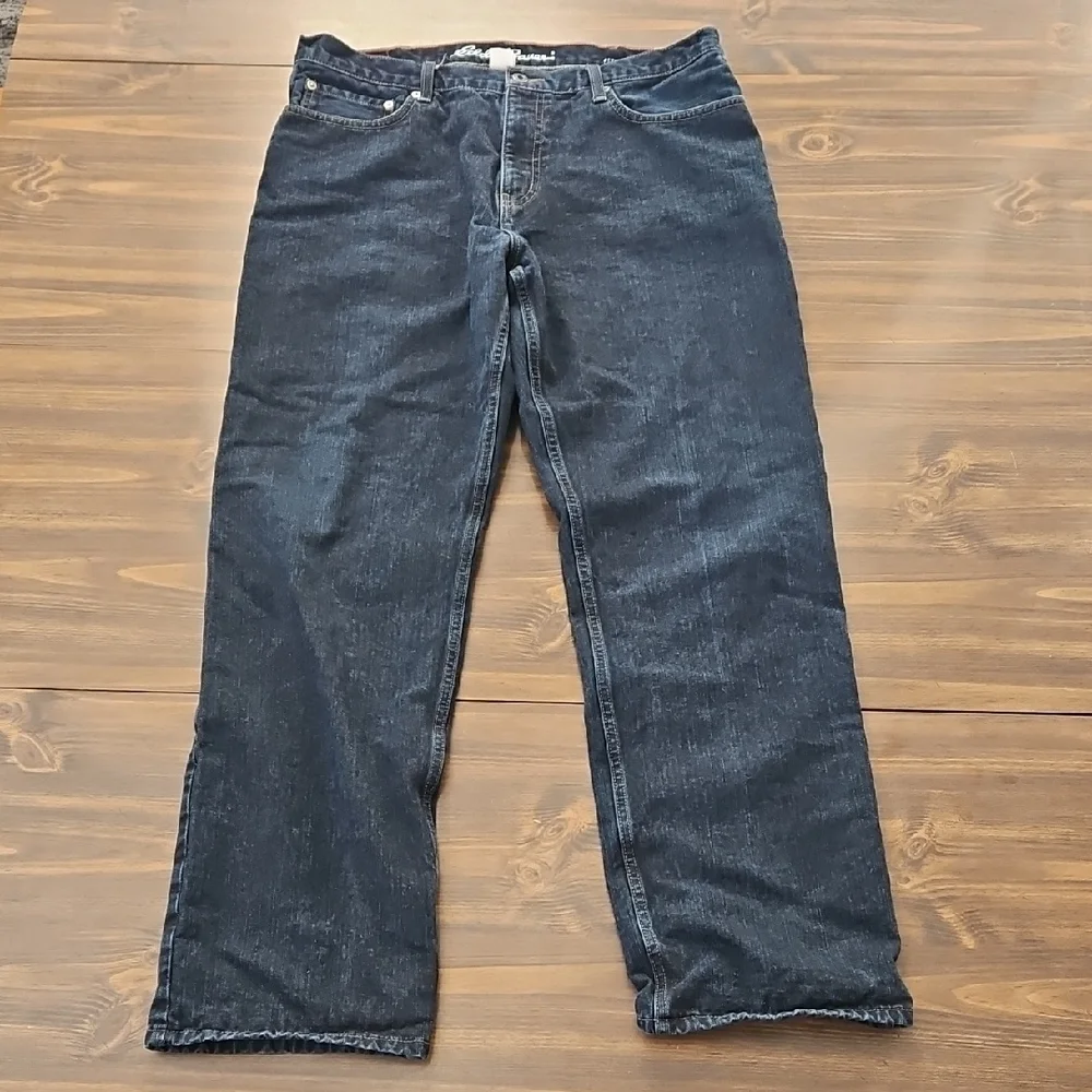 Eddie Bauer Dark Indigo Relaxed Jeans
